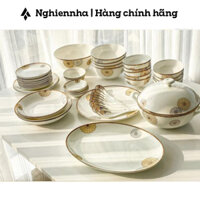 Set bát sứ Imperial 50 món đồng tiền-Hàng Châu Âu chính hãng , Hàng Chính Hãng, Nghiennha_99