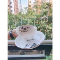 Set bát sứ Minh Châu.Hình mèo xinh xỉu,men đẹp chuẩn hàng loại 1