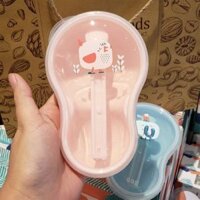 Set bát thìa củ lạc AAG 4M+ – Hồng 356