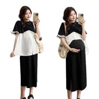 Sét bầu ÁO KÈM CHÂN VÁY xinh xắn tiện lợi thiết kế chất TỔ ONG PHỐI LỤA mềm mại thoải mái S20 Đầm Bầu