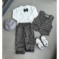 SET BÉ TRAI SET 3CT AÓ GILE QUẦN DÀI HOẠ TIẾT CHO BÉ M97172524