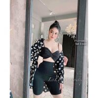 Set bi + quần ngố (3 món)-Tặng nước rửa tay xịt khuẩn