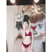 Set bikini 2 mảnh siêu gợi cảm giúp nàng tôn đường cong triệt để( ảnh thật)