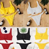 Set bikini 2 mảnh trắng