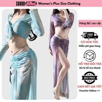 Set bikini đi biển Sound Mind, đồ bơi nữ gợi cảm, đồ bơi nữ tặng áo choàng, áo tắm nữ 2025 - BTX146