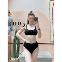 Set Bikini Đồ Bơi Đi Biển Nữ Hai Mảnh Chà Neo Sang Chảnh MANILA -T30