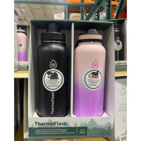 SET BÌNH GIỮ NHIỆT THERMOFLASK 1,2 LÍT  ( set đen + tím)