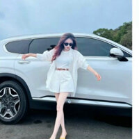 Set bộ 3 món thời trang nữ đi chơi sang chảnh áo sơmi chất lụa quần cotton lạnh lưng thun ống rộng dài mini
