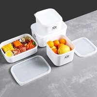 Set bộ 4 hộp đựng đồ ăn dự trữ để ngăn đông và ngăn mát