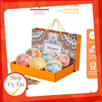 SET BỘ 6 BÁT CON KÈM 6 ĐÔI ĐŨA ĐÓNG HỘP XỊN