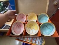 Set bộ 6 chén bát sứ cho bé hình động vật kèm đũa dễ thương [BH: NONE]