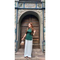 SET BỘ ÁO BÀ BA GIỌT NƯỚC NGỌC TRAI + QUẦN