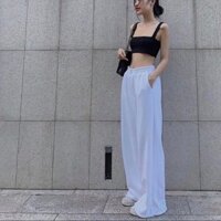 Set bộ Áo đen quần trắng HOT - HIT