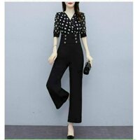 Set Bộ Áo Họa Tiết Quần Ống Rộng Cao Cấp - TTHA285649