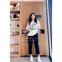 SET BỘ ÁO và QUẦN BAGGY KAKI SIÊU XINH