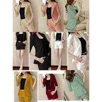 SET BỘ ÁO VEST QUẦN ĐÙI KÈM ÁO TRONG CAO CẤP