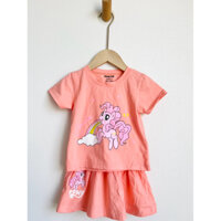 Set bộ bé gái ngựa Pony cầu vồng