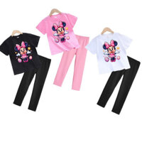 Sét bộ cho bé gái áo thun in hình tokidoki dễ thương chất vải cotton mềm co dãn 10-25kg
