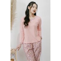 Sét bộ cotton 3 màu quần thô hoa mềm