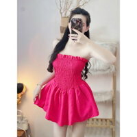 SÉT BỘ CÚP NGỰC NHÚN XOÈ + quần bí ngố [Ảnh Chụp ]