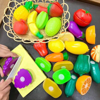 Sét Bộ Đồ Chơi Cắt Trái Cây Rau Củ Cho Bé