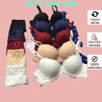 Set Bộ Đồ Lót- Quần Áo Ngực Nữ Hàng Boya Mút Dày Vừa 3cm Nâng Ngực Tạo Khe Hàng Chính Hãng 7HAH