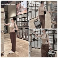 Set Bộ Đồ Nữ Áo Croptop Áo Kiểu Nữ 3 Ba Lỗ Váy Suông Túi Hông Cotton 40-70KG mẫu SETBODYCHANVAY . TP210