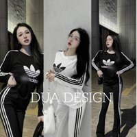 Set Bộ Đồ Nữ Dài Áo BALENCIAGA Chất Thun Quảng Châu Áo Dài Tay Mix Quần Dài In 40-70kg mẫu SET3SOCDAIBALENCIAGA. D319