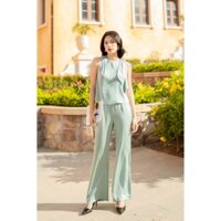 Set bộ đồ quần dài ống loe áo nơ SJ850 - Phong Cách SAIGON