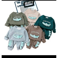 Sét bô đông bông nhồi cá sấu cho bé trai và bé gái