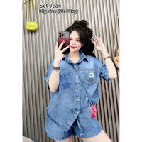 sét bộ đùi jean nữ