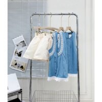 Set Bộ Đùi Nữ Áo Bò sát nách Viền Ren phần phần gấu áo Mix Quần Sooc Đùi Trắng Tacta Freesize Q&Q SHOP Q&Q