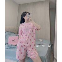 Sét bộ đùi thụng hồng chấm bi hot hit