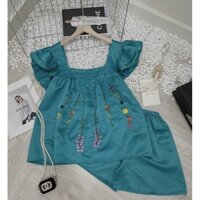 sét bộ hoa bèo xanh