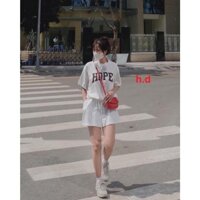 set bộ hope nhiều màu xinh phong cách thể thao năng động chất cotton su giá rẻ bất ngờ cho các nàng chọn lựa