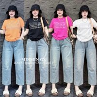 Set Bộ JEAN Ngố WANG ĐÍNH ĐÁ Full Set Hàng Quảng Châu cao cấp chuẩn Loại 1, Bộ Đồ JEAN NỮ ĐÍNH ĐÁ Phom nhỏ xu hướng hott