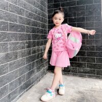 Set bộ kitty hồng bé gái FaneKIDS01