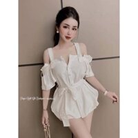 sét bộ lụa ngang vai
