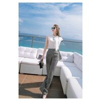 Set bộ lụa quần ống rộng cao cấp. Nhập QC