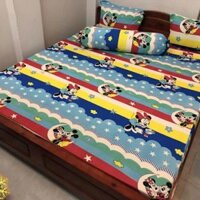 Sét bộ m6/2m gồm 2c nằm 40/60 1c ôm 1 drap nệm, chất thun lạnh hàn quốc không xù lông không ra màu, dễ giặt máy vô tư