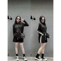 sét bộ mặc nhà , đồ bộ nữ , đùi tay dài thể thao , bigsize