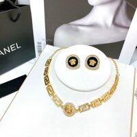 set bộ Mix & match khuyên tai / vòng cổ Ver sace. cao cấp 🍓