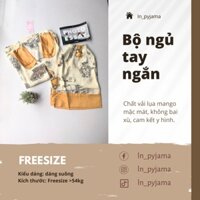 Set Bộ ngủ nữ tay ngắn quần đùi