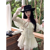 Sét Bộ Ngựa Hoang Xổng Chuồng Áo Trễ Vai