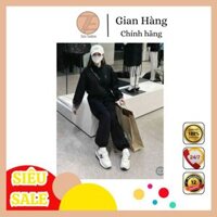 Sét bộ nỉ thu đông cá tính nỉ thêu hình ngựa phối quần dài bo ống siêu xinh Zato Fashion