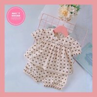 Set bộ nơ nâu 🍓🍓Như Ý House- sét quần áo trẻ em mùa hè, mặc đi học, mặc ở nhà cho bé