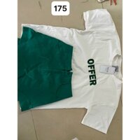 Set bộ nữ áo cộc tay in chữ, chân váy chữ A ôm eo năng động