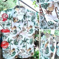 Set bộ nữ đi chơi, set bộ gia đình 4 người du lịch mùa hè mẫu dừa sứ