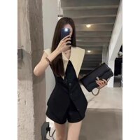 SÉT BỘ NỮ QUẦN CẠP CAO PHỐI ÁO TAY CÁNH TIÊN PHONG CÁCH HÀN QUỐC CỰC HOT
