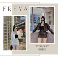 🛍Set bộ nữ 🛍Set vest 3 món tay dài,Áo quây Bozip mix chân váy có lót kèm áo khoác Kaki Croptop,Set 3 chi tiết cao cấp